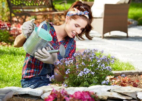 Illustration of accessible Gardeners Leaves Green website content
