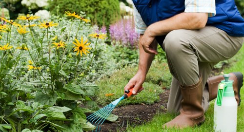Professional fence installation work in Leaves Green