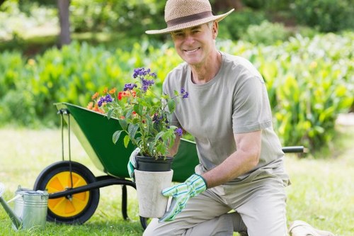 Risk assessment and careful garden work by Leaves Green gardeners